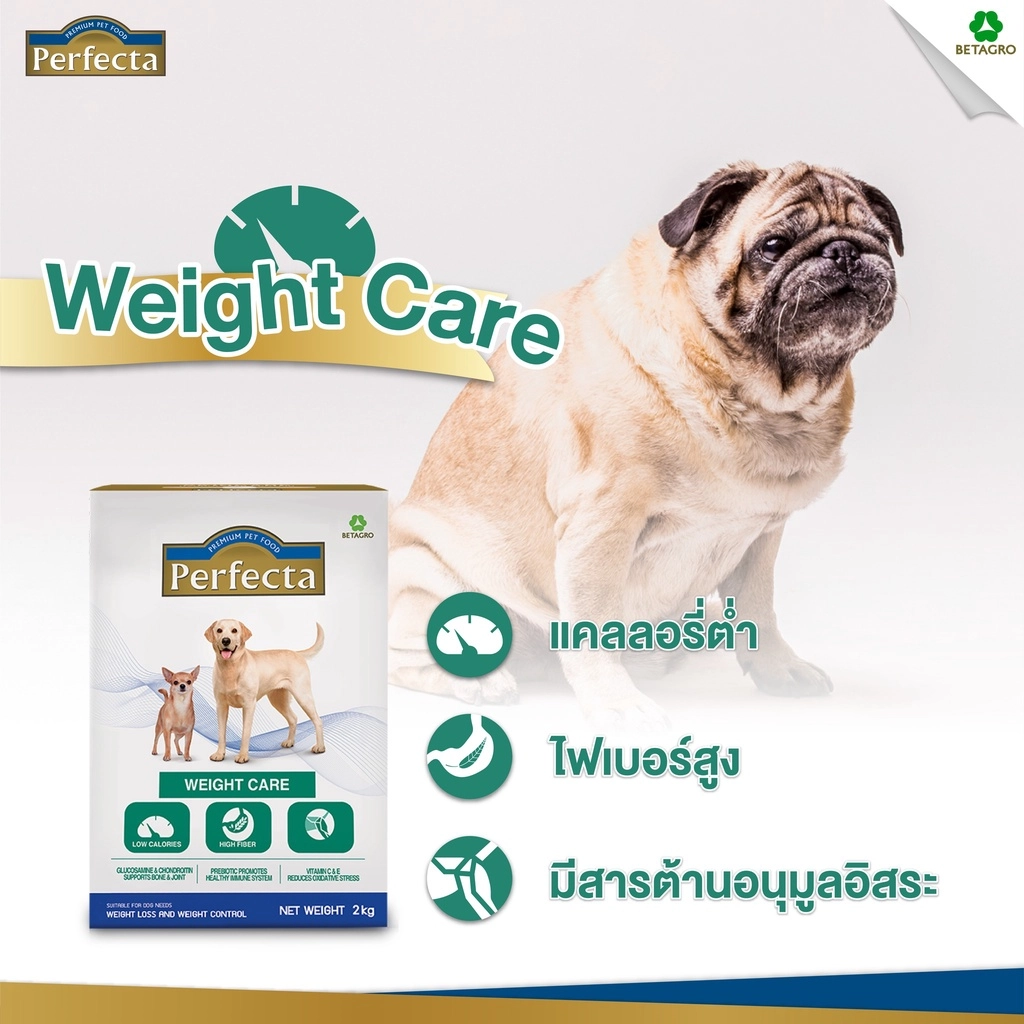 Perfecta Weight Care อาหารเม็ดสำหรับสุนัขโตทุกสายพันธุ์