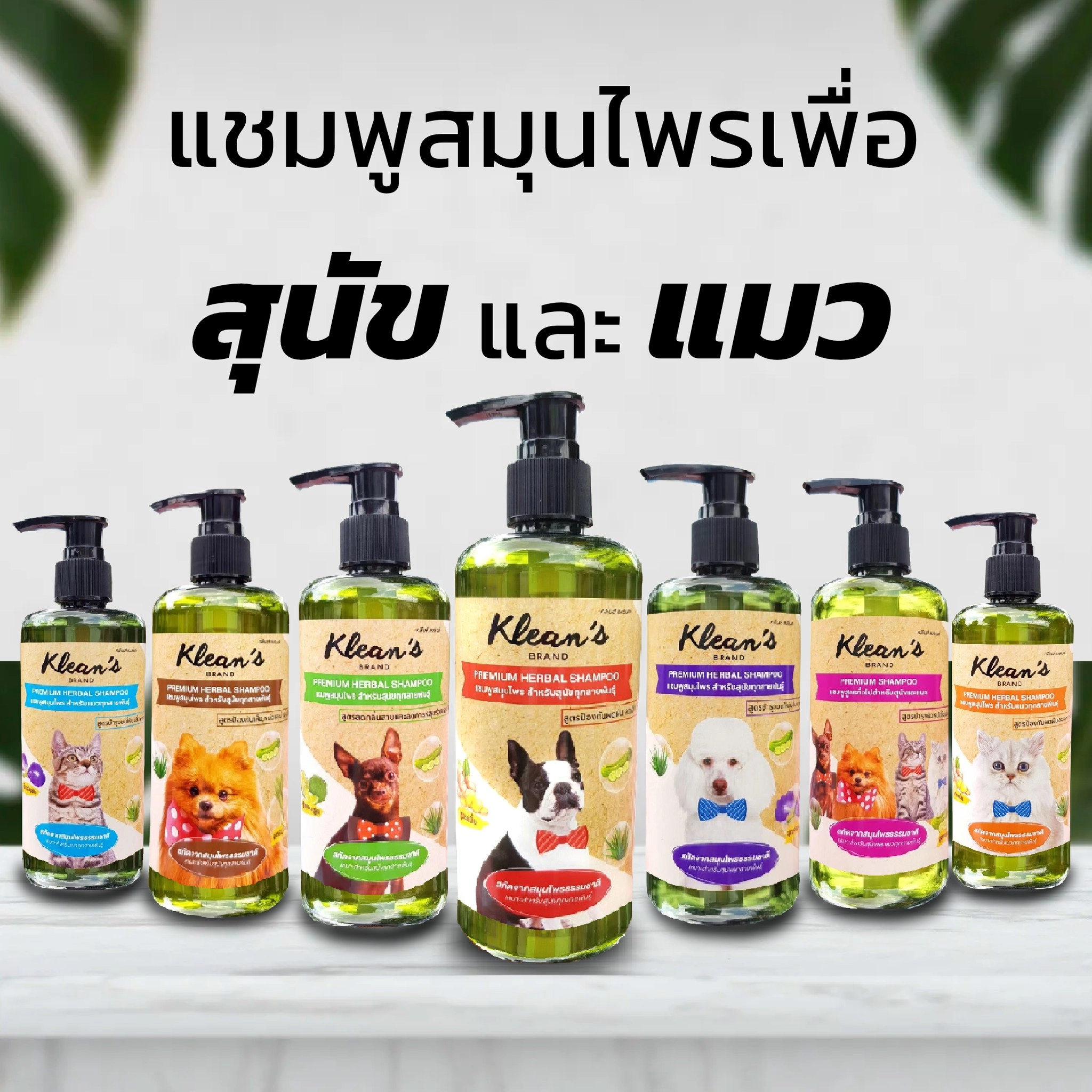 Klean's herbal shampoo for dog 320 ml.