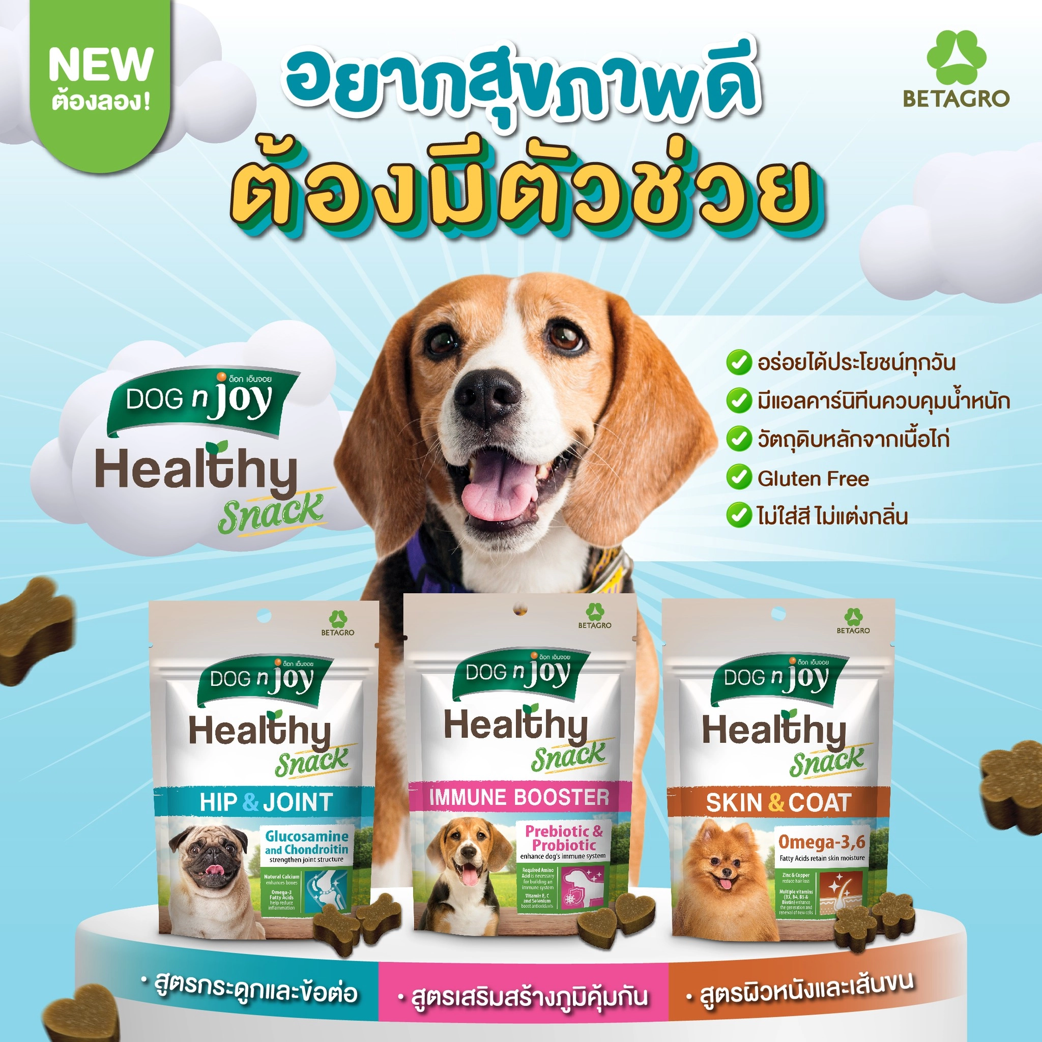 Dog N Joy Healthy Snack 100 g.