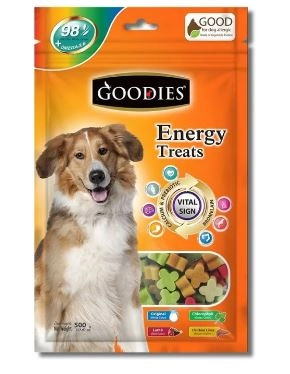 Goodie Energy Treats ขนมขัดฟันสุนัข คละแบบ 500 กรัม