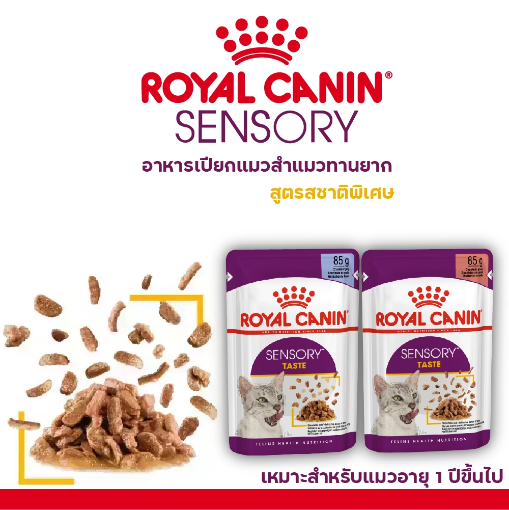 Royal Canin แมวซอง SENSORY TASTE 85G