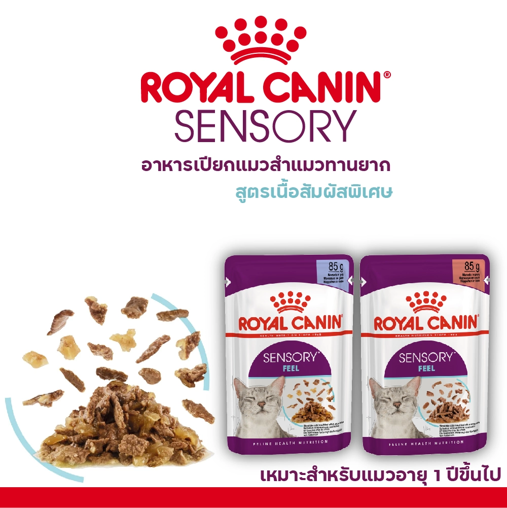 Royal Canin แมวซอง SENSORY FEEL 85G