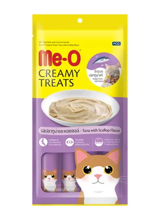Me-O Creamy Treat Cat Treats มีโอ ครีมมี่ ทรีต ขนมแมวเลีย สำหรับแมวทุกช่วงวัย