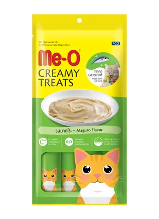 Me-O Creamy Treat Cat Treats มีโอ ครีมมี่ ทรีต ขนมแมวเลีย สำหรับแมวทุกช่วงวัย