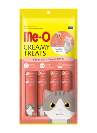 Me-O Creamy Treat Cat Treats มีโอ ครีมมี่ ทรีต ขนมแมวเลีย สำหรับแมวทุกช่วงวัย