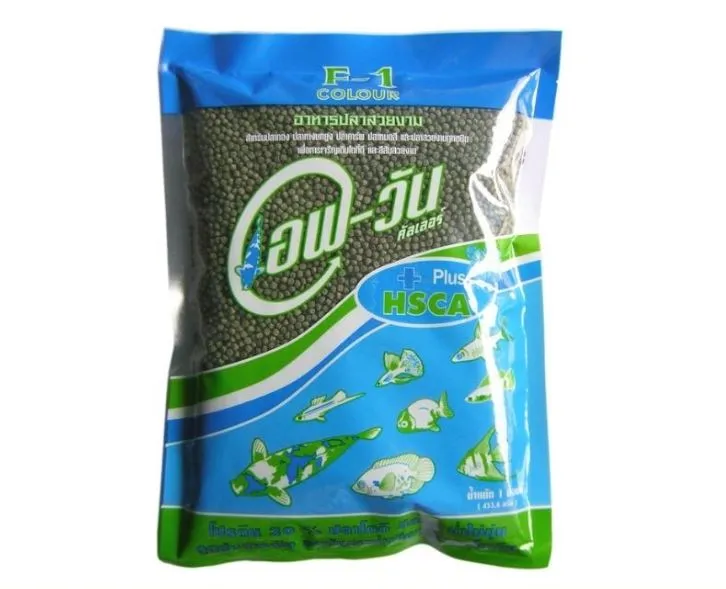 F1 Color fish food (green) 1kg